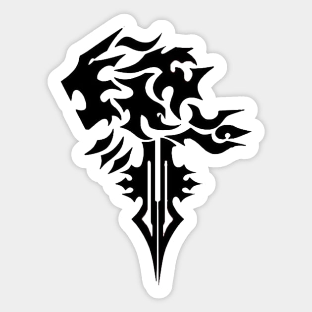 Logo FF8 Negro Sticker by FranGSal